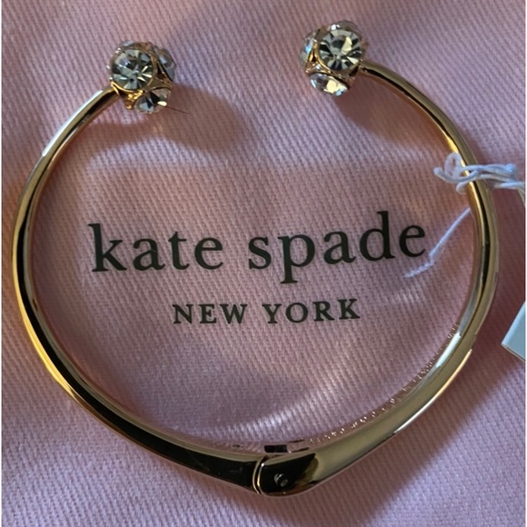 🚨LAST ONE 🚨KATE SPADE LADY MARMALADE OPEN CUFF ROSE GOLD BRACELET | NWTS - Picture 7 of 9